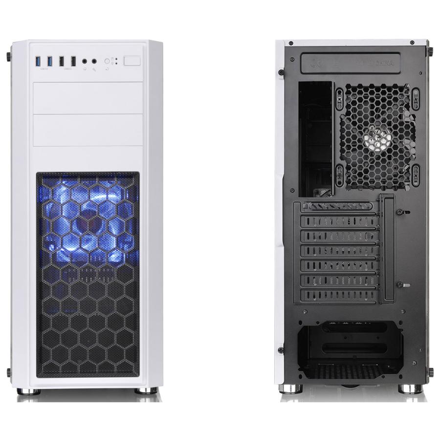 Thermaltake(サーマルテイク) ミドルタワー型PCケース(ホワイト)Versa H26 White / w casefan Versa H26シリーズ CA-1J5-00M6WN-01 返品種別B｜joshin｜02