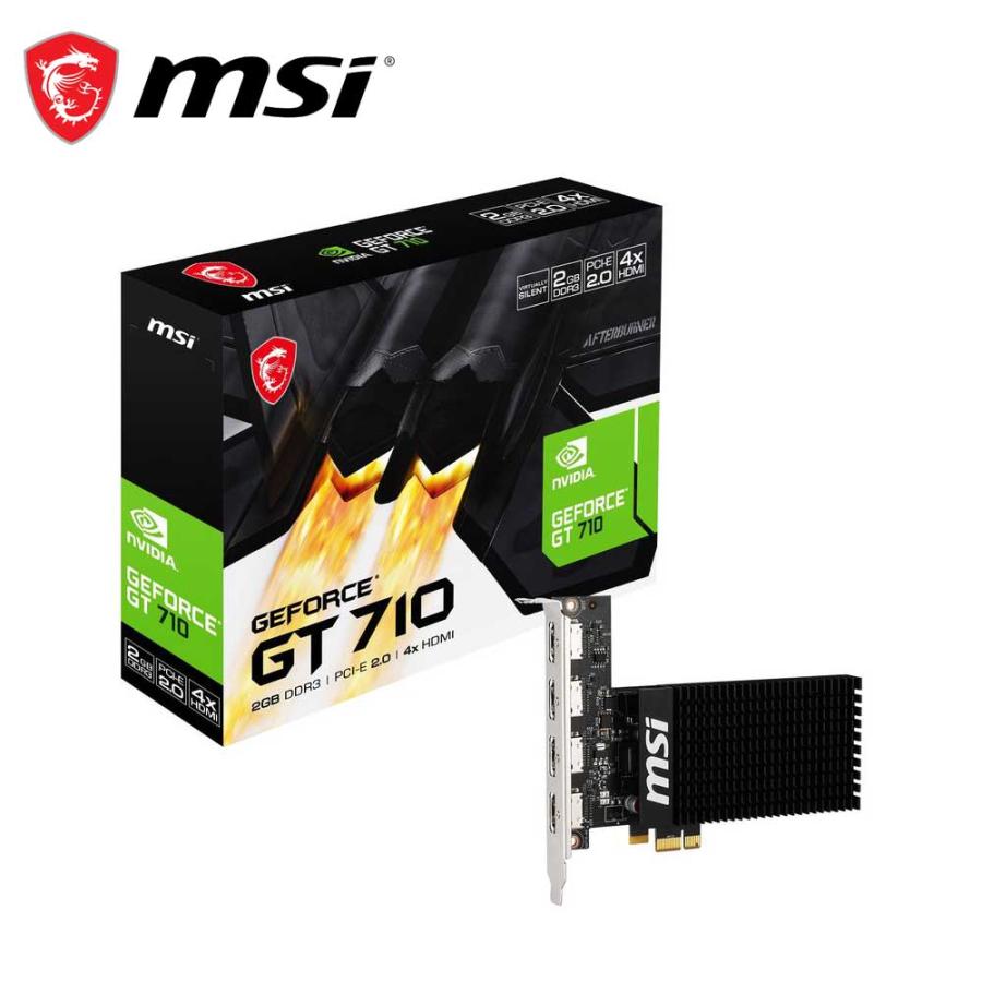 MSI MSI｜エムエスアイ MSI NVIDIA GeForce GT 710 DDR3 2GB HDMI×4