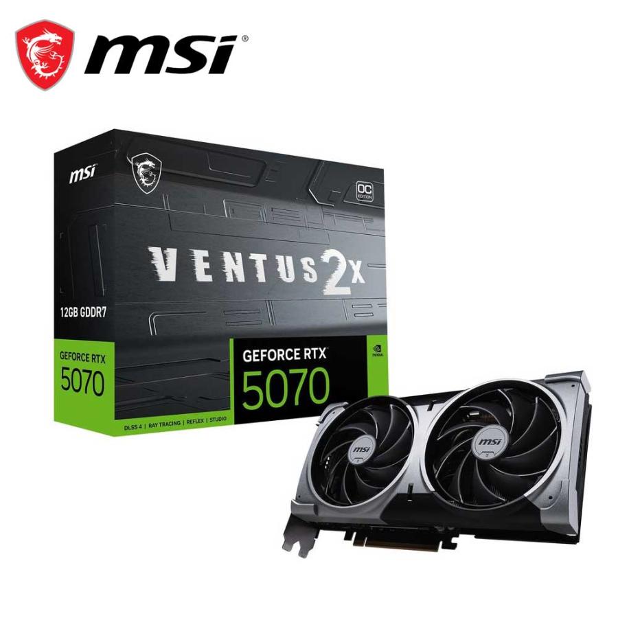 MSI MSI｜エムエスアイ MSI GeForce RTX 5070 12G VENTUS 2X OC / PCI
