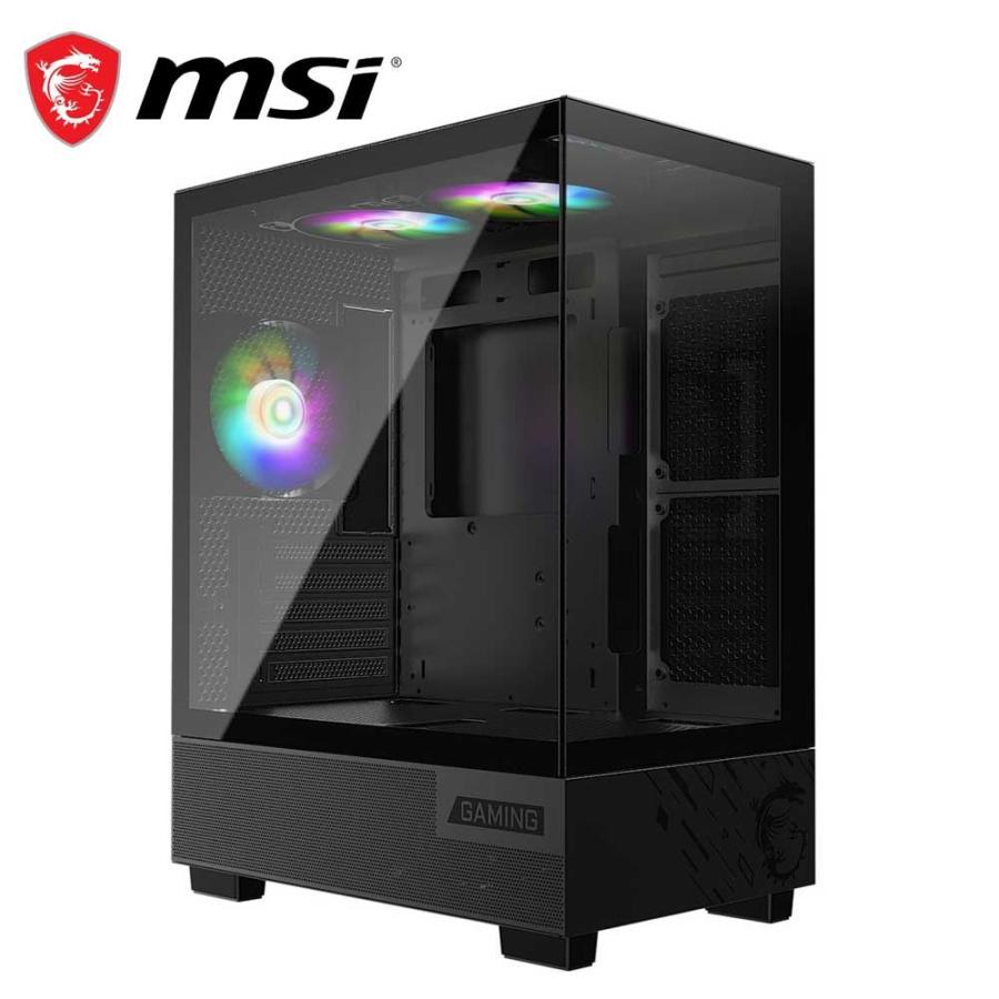 MSI｜エムエスアイ ミニタワー型PCケース PAG PANO M110A(ブラック) PAG-PANO-M110A 返品種別B（Yahoo!・Joshin web）