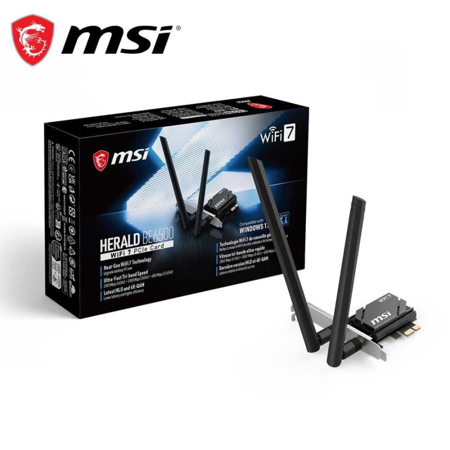 ASUS HERALD BE6500 WiFi 7 PCIe Card