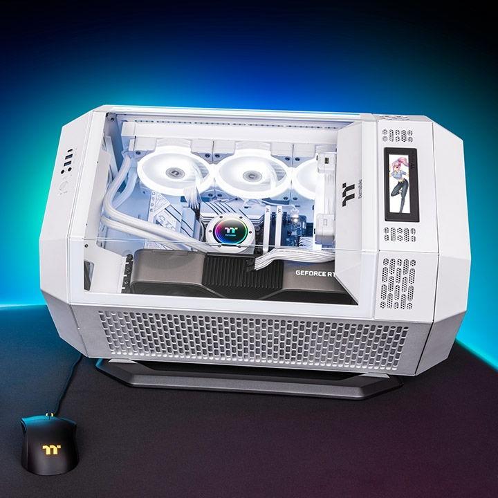 Thermaltake(サーマルテイク) ミニタワー型PCケース The Tower 300 Snow(ホワイト) microATX、Mini-ITXマザーボード対応 CA-1Y4-00S6WN-00 返品種別B｜joshin｜06