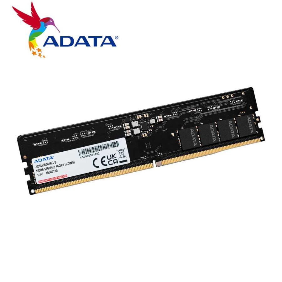 A-DATA ADATA｜エイデータ PCメモリ DDR5 5600MHz UDIMM 16GB