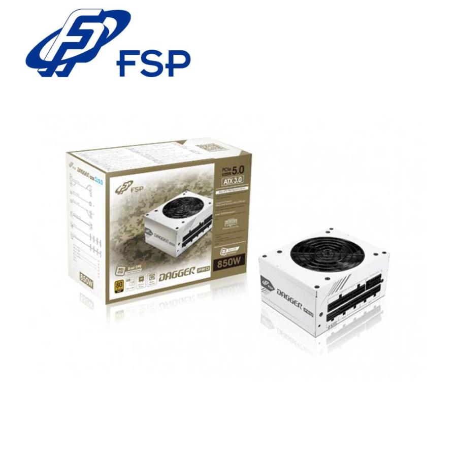 FSP FSP｜エフエスピー DAGGER PRO 850W ATX 3.0 PCIe5.0 電源ユニット 