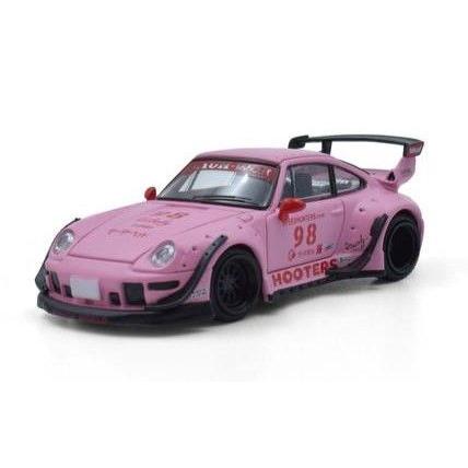 MODEL 1/ 64 ポルシェ RWB 993 Hooters マットピンク(MM64-RWB993-007
