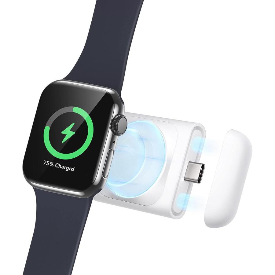 ESR AppleWatch用 ワイヤレス充電器 (ホワイト) ESR443 返品種別A 