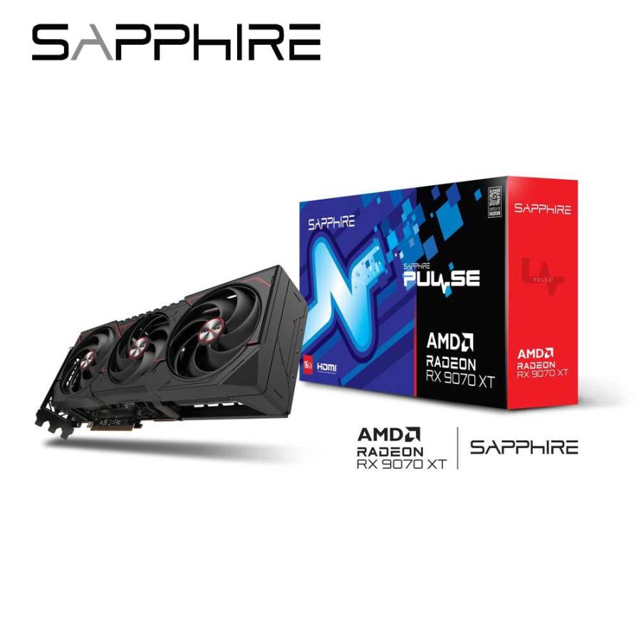 SAPPHIRE｜サファイア SAPPHIRE PULSE Radeon RX 9070 XT GAMING 16GB