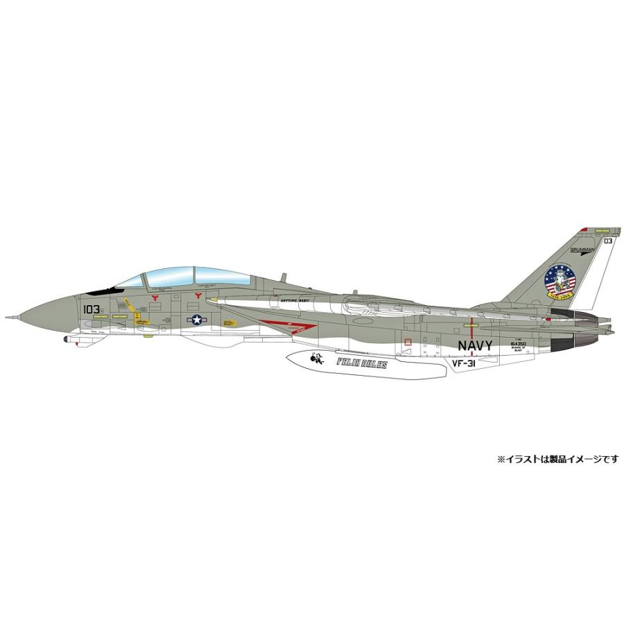 ホビーマスター　F-14D　トムキャット　サンセット ホビーマスター 1/ 72 F-14D トムキャット“VF-31 トムキャット・サン