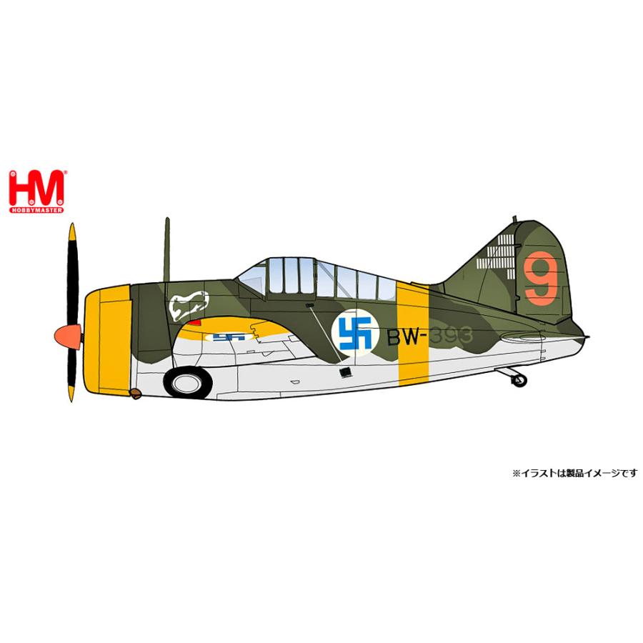ホビーマスター 1/ 48 B-239バッファロー ブルーステル”ハンス