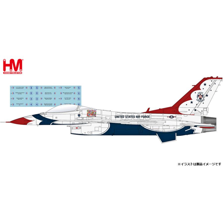 ホビーマスター 1/72 F-16D アメリカ空軍 サンダーバーズ ha5416