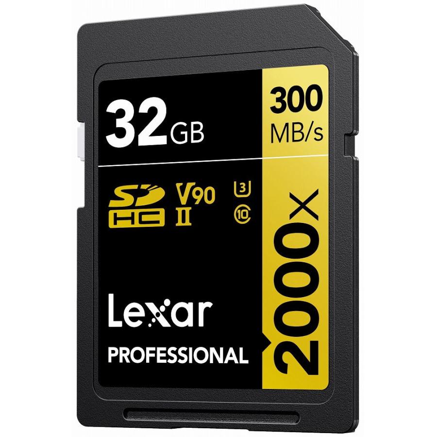 Lexar(レキサー) SDHCカード 32GB 2000x UHS-II U3 V90 LSD2000032G-BNNNJ 返品種別B｜joshin｜02