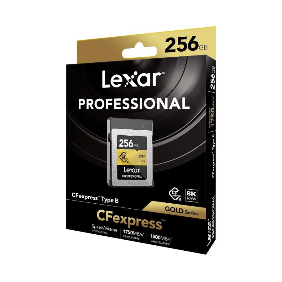 Lexar(レキサー) CFexpressカード Type-B 256GB GOLD LCXEXPR256G-RNENJ 返品種別B｜joshin｜04