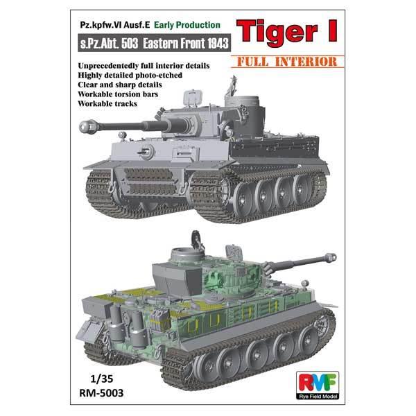 当社の ライフィールドモデル 1 35 ティーガー 初期型 第503重戦車大隊 東部戦線1943 フルインテリア付 Rm 5003 プラモデル 返品種別b8 980円 Bayern Dghk De