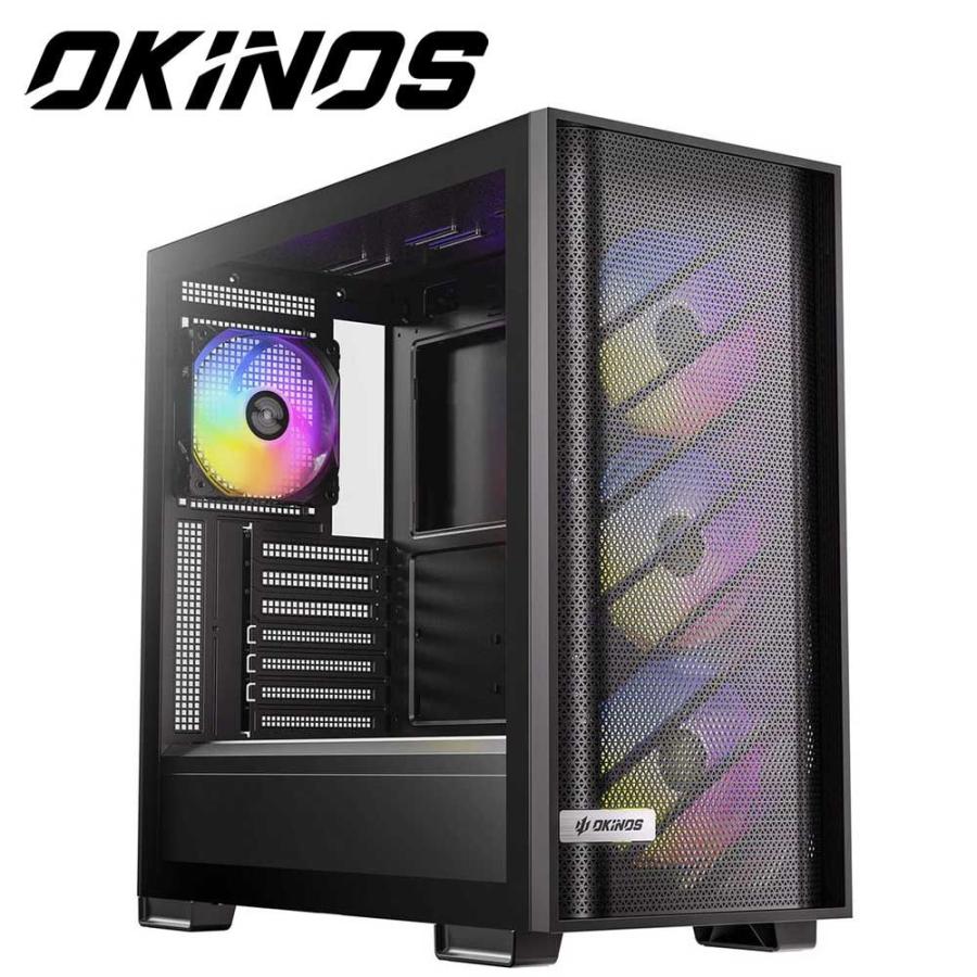 OKINOS Okinos｜オキノス ATX対応 ミドルタワーPCケース 612 C ARGB