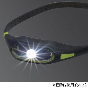 ELPA LEDスポーツライト(ブラック×グリーン) 50ルーメン DOP-SL600(GR) 返品種別A｜joshin｜03