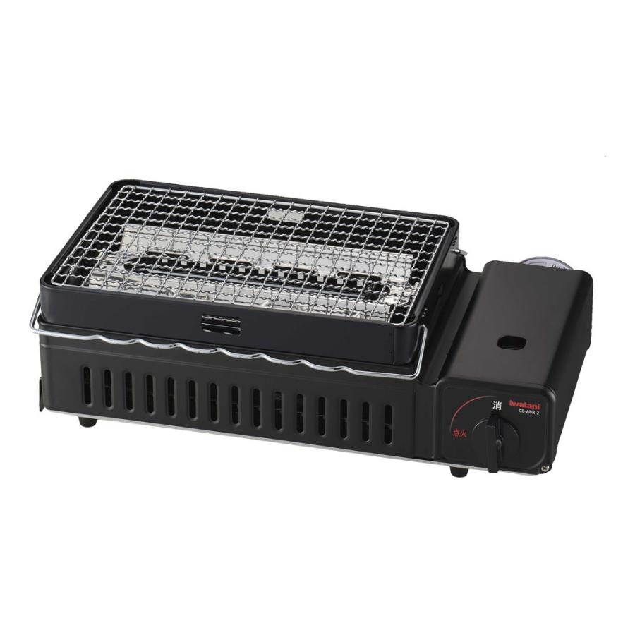 イワタニ カセットガス炉ばた焼器 マットブラック Iwatani 炉ばた焼器 炙りや Cb Abr 2 返品種別a 21特集