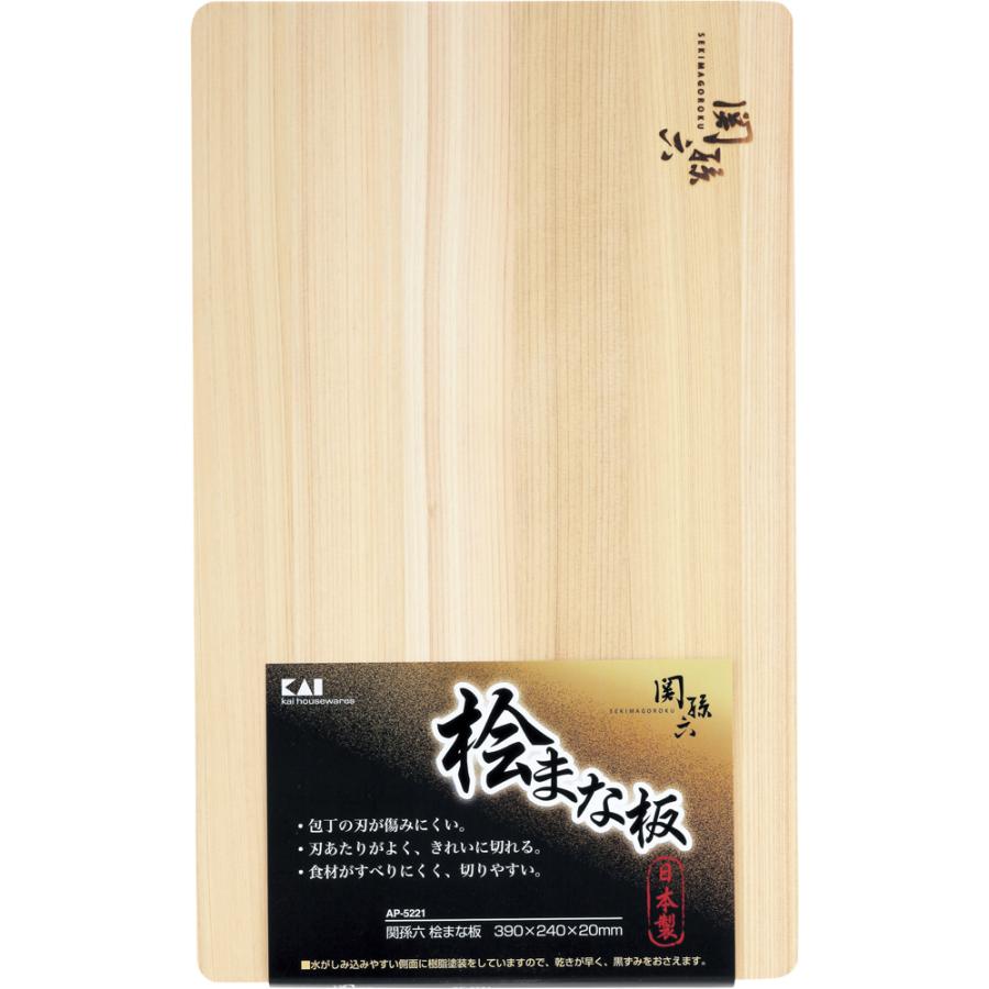 貝印 桧まな板 39×24cm 関孫六 000AP5221 返品種別A : Joshin web