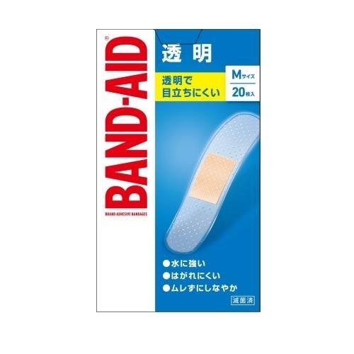 Johnson & Johnson バンドエイド透明Mサイズ20枚 ジョンソン・エンド