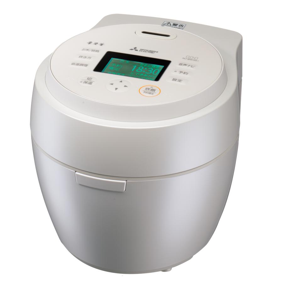【新品・未使用品】三菱電機 炊飯器 5.5合 IH 日本製 炭炊釜(2層厚釜) 三菱電機（MITSUBISHI ELECTRIC） 三菱 IHジャー炊飯器(5.5合炊き) 白