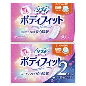 ソフィ ボディフィット羽なし 30枚×2 ユニ・チャーム 返品種別A|Joshin web PayPayモール店|02