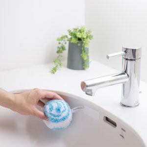 コンドル 洗面台スッキリポンポン(ブルー) CONDOR バスボンくん セン