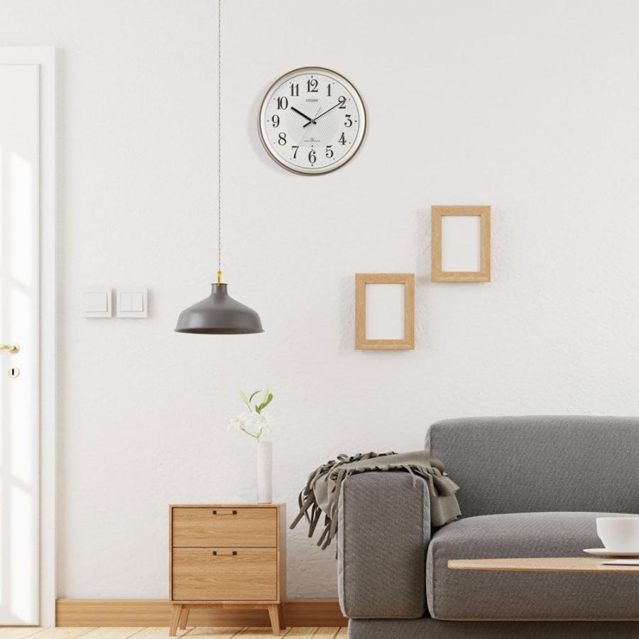 CITIZEN シチズン 電波掛け時計 4MY684 静音設計 木目 楽天市場】CITIZEN | シチズン 電波 壁掛け 時計 アナログ 掛時計 高