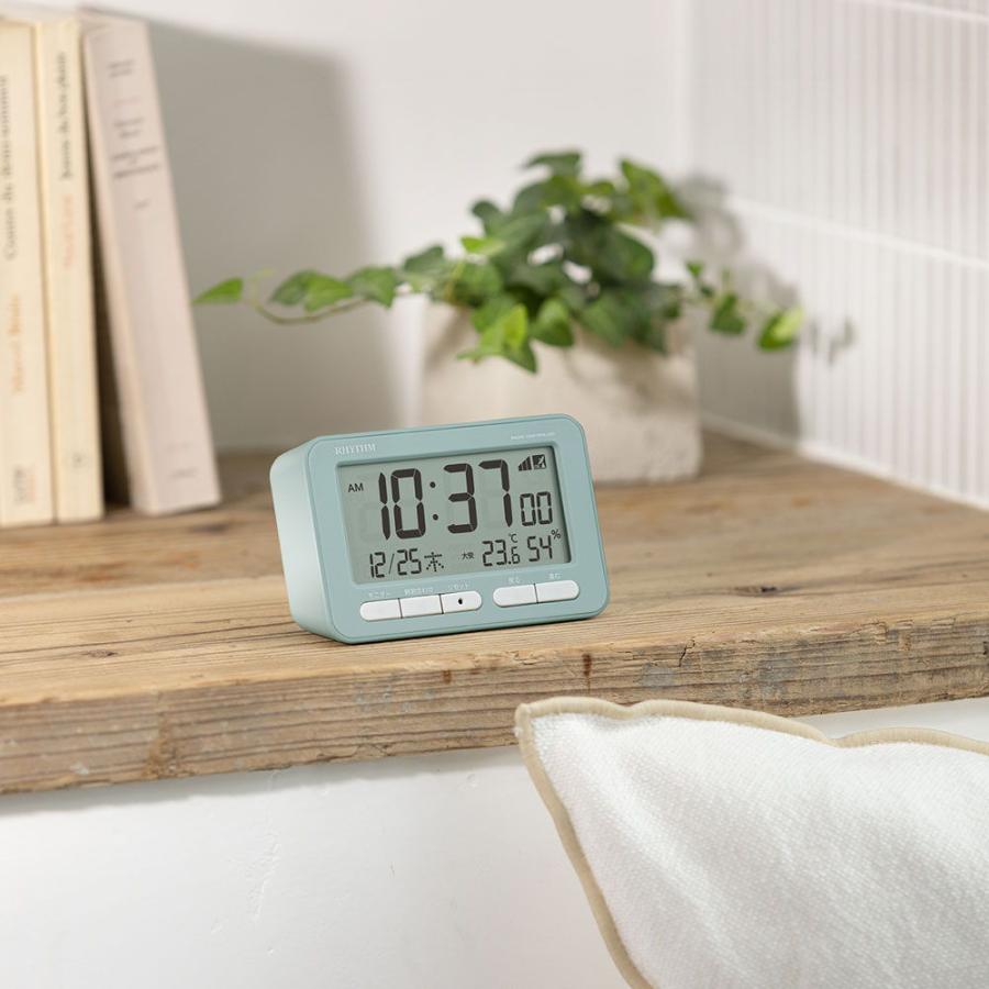 RHYTHM（時計） リズム 電波目覚まし時計 8RZ234SR04 返品種別A
