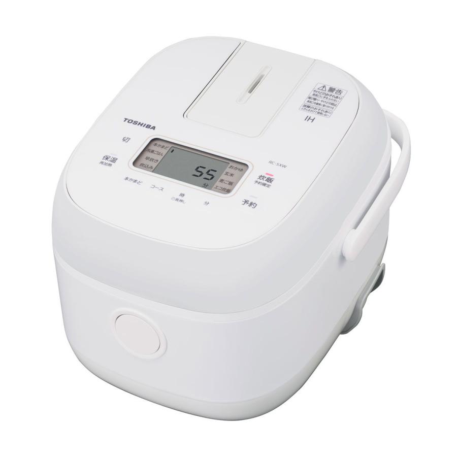 炊飯器 東芝 RC-5XW(W) [ホワイト]の商品画像（Yahoo!ショッピング）