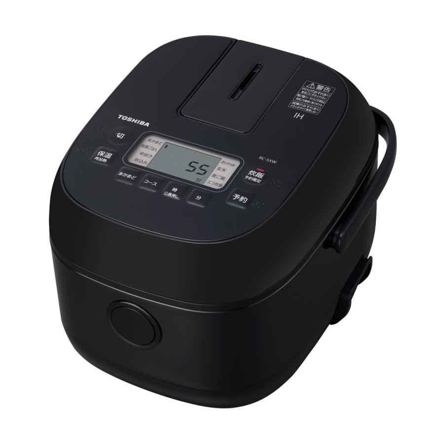 炊飯器 東芝 RC-5XW(K) [ブラック]の商品画像（Yahoo!ショッピング）