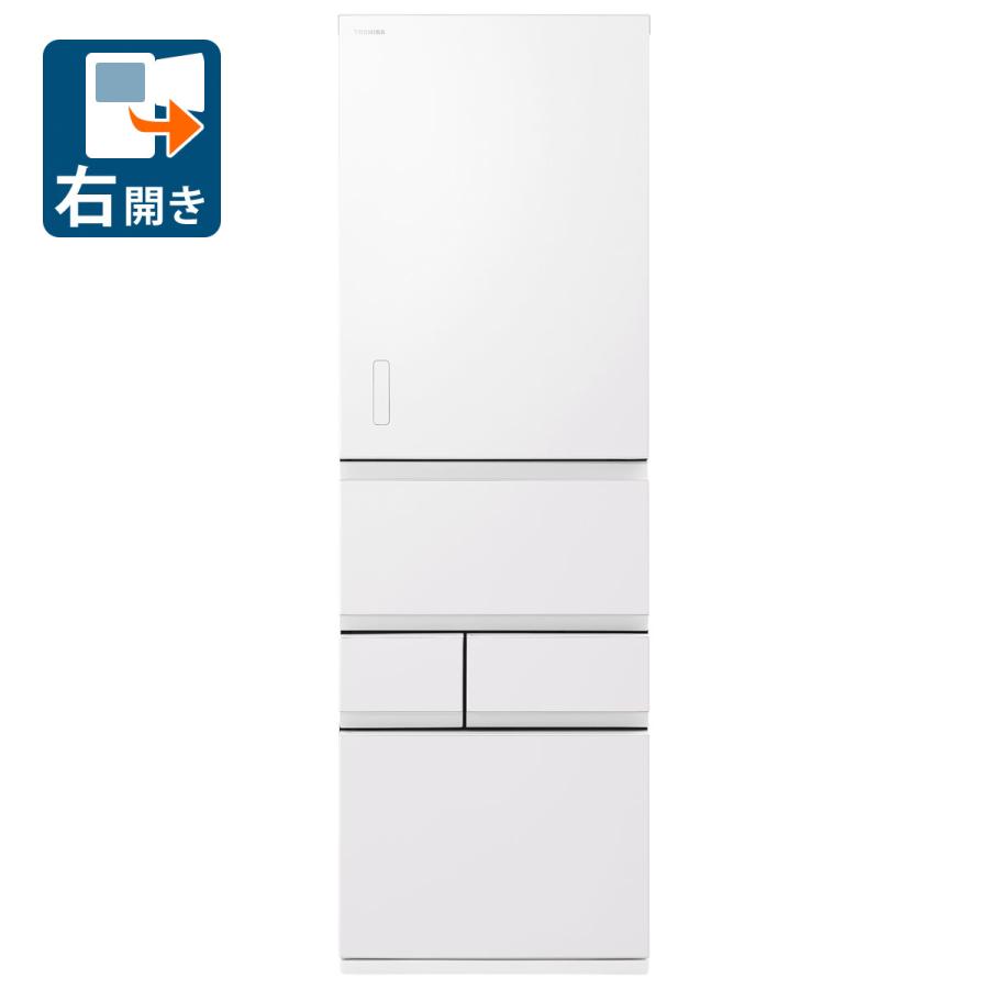 TOSHIBA（東芝） 452L 5ドア冷蔵庫(エクリュホワイト)(右開き) TOSHIBA 