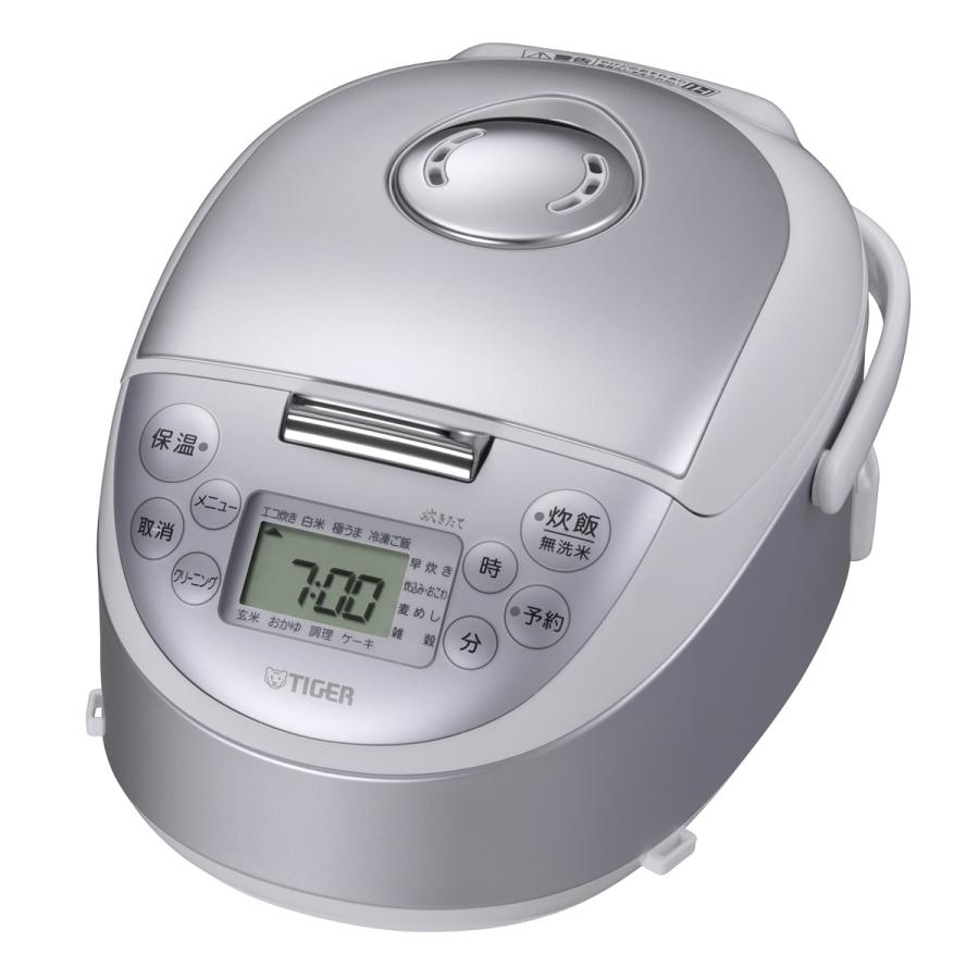 タイガー魔法瓶 TIGER 炊飯器 炊きたて JPF-G055-WL スチールホワイトの商品画像（Yahoo!ショッピング）