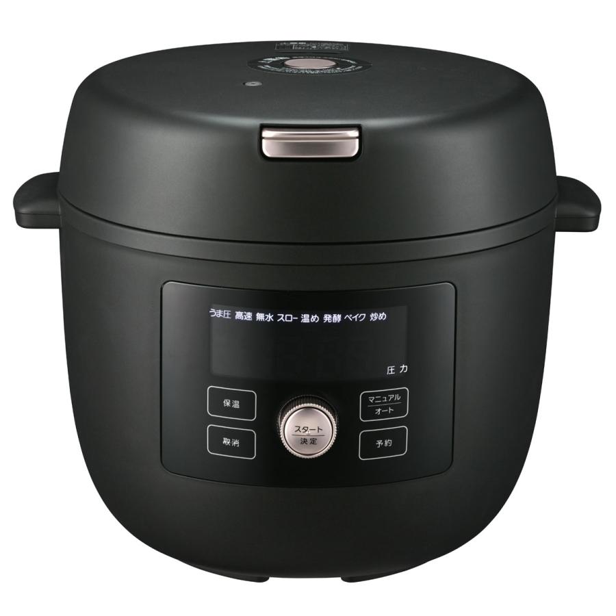 TIGER タイガー魔法瓶 電気圧力鍋 TIGER COOKPOT COK-B400-KM マットブラックの商品画像（Yahoo!ショッピング）