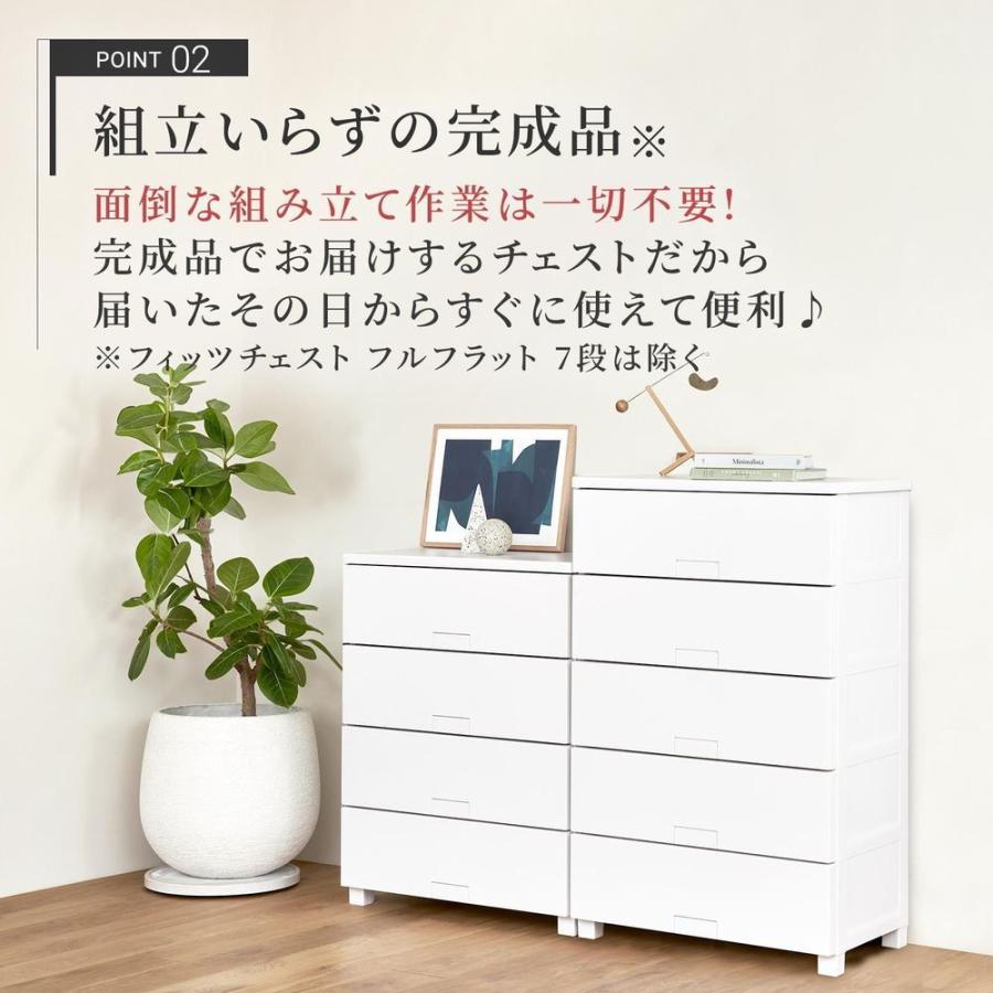 天馬 フィッツチェストフルフラット 6505 5段(グレー) Fits