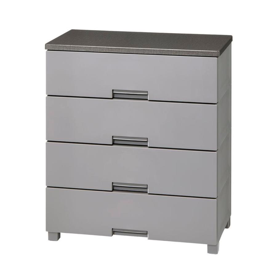 天馬 フィッツチェスト7504 4段(グレー) Fitsチェスト FCH7504GR 返品