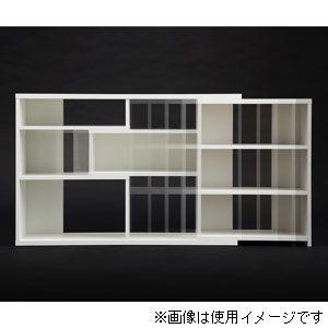 大洋 幅伸縮式 ECラック ダークブラウン (幅118〜155×奥行19.3×高さ80cm) TAIYO Shelfit ECR ECラック ECR8012S-DB 返品種別Aの画像