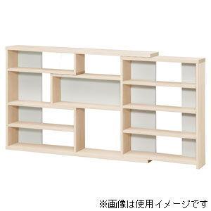 大洋 幅伸縮式 ECラック ライトナチュラル (幅118〜155×奥行19.3×高さ80cm) TAIYO Shelfit ECR ECラック ECR8012S-LN 返品種別Aの画像