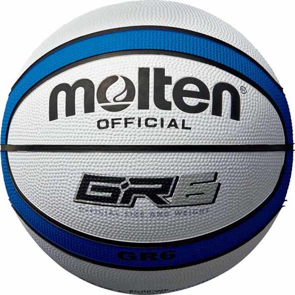最大15 Offクーポン モルテン バスケットボール 6号球 ゴム Molten Gr6 ホワイト ブルー Bgr6 Wb 返品種別a