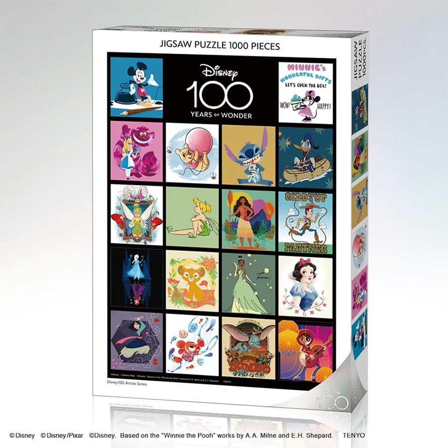 テンヨー ディズニー キャンバススタイル Disney100：Artists Series 1000ピース(D-1000-011)ジグソーパズル 返品種別B｜joshin｜02