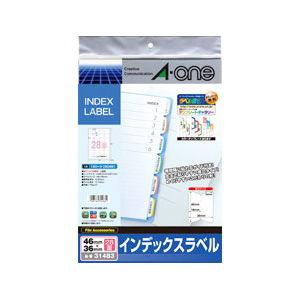 エーワン（A-one） インデックスラベルシール[プリンタ兼用] A4 28面