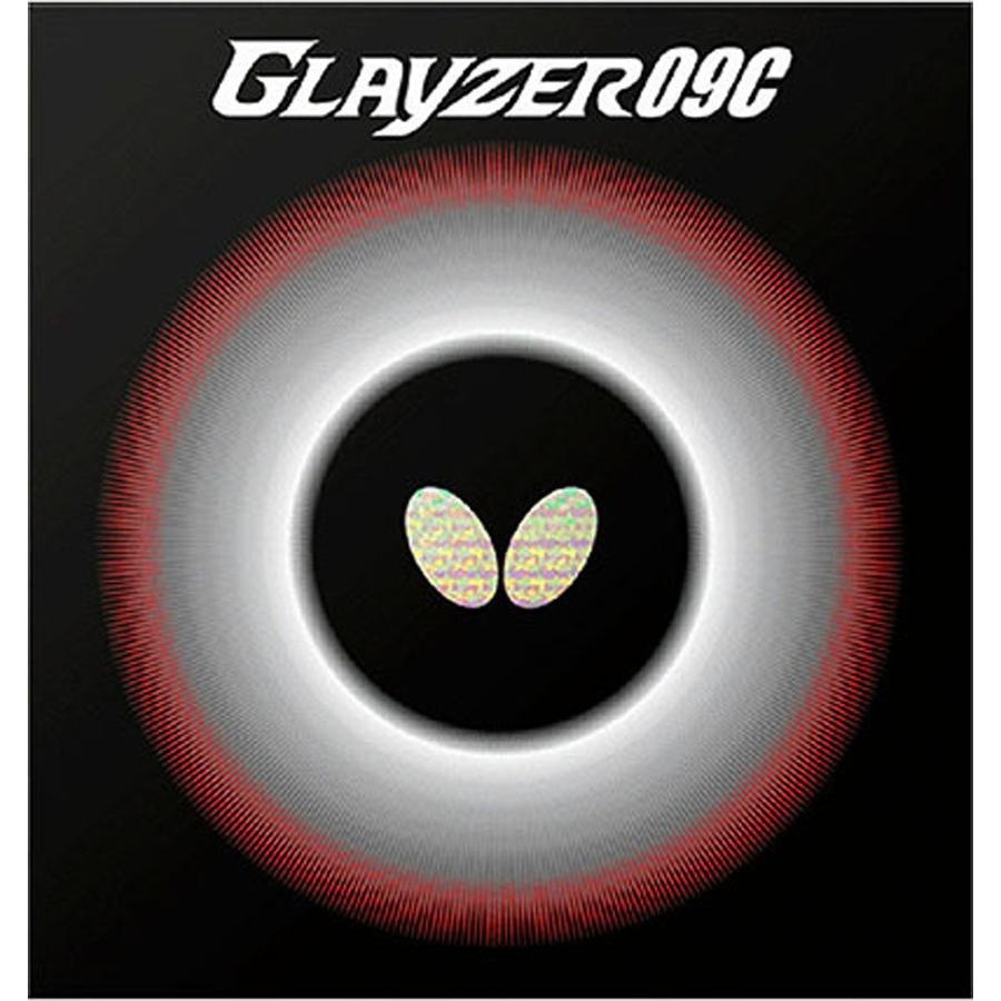 バタフライ 裏ラバー テナジー 09C ブラック 特厚 バタフライ（Butterfly） 卓球ラバー グレイザー09C(ブラック・サイズ