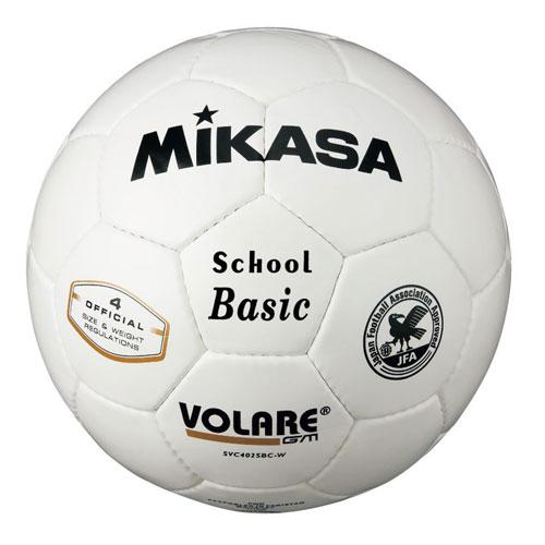 無料 ミカサ サッカーボール 4号球 人工皮革 Mikasa ホワイト Svc402sbc W 返品種別a