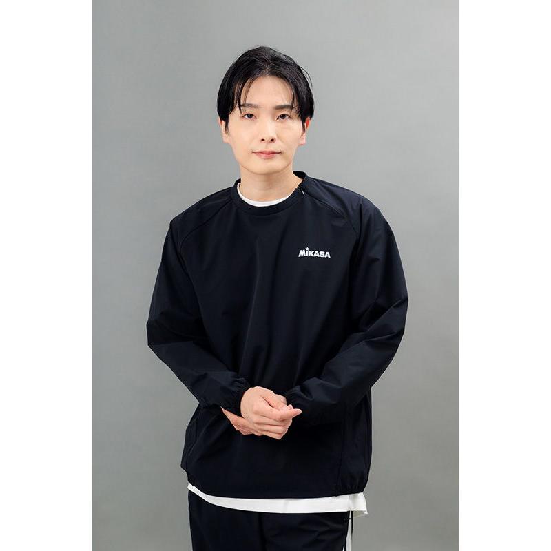 MIKASA（ミカサ） 長袖ピステ(ブラック・サイズ：M) 返品種別A