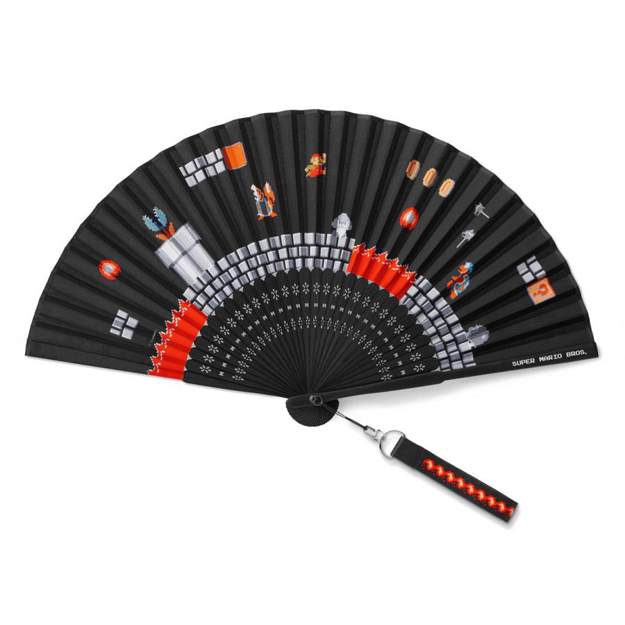 本物 任天堂 スーパーマリオ トラベル 扇子 城コース マリオ 返品種別b 売却