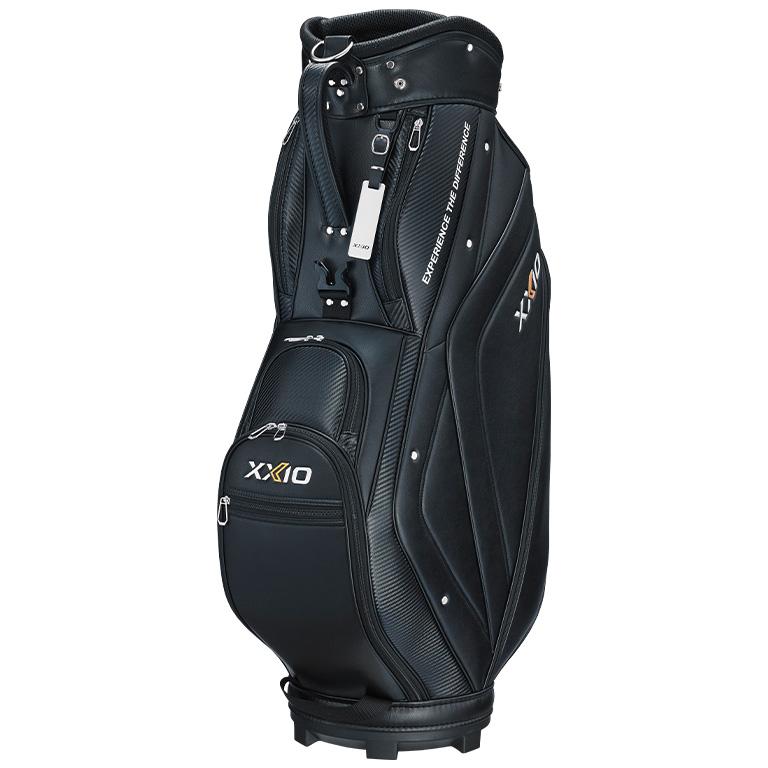 良品☆DUNLOP ゴルフバッグ キャディバッグ ブラック DUNLOP（ダンロップ） ゼクシオ キャディバッグ(ブラック・9.5型・47