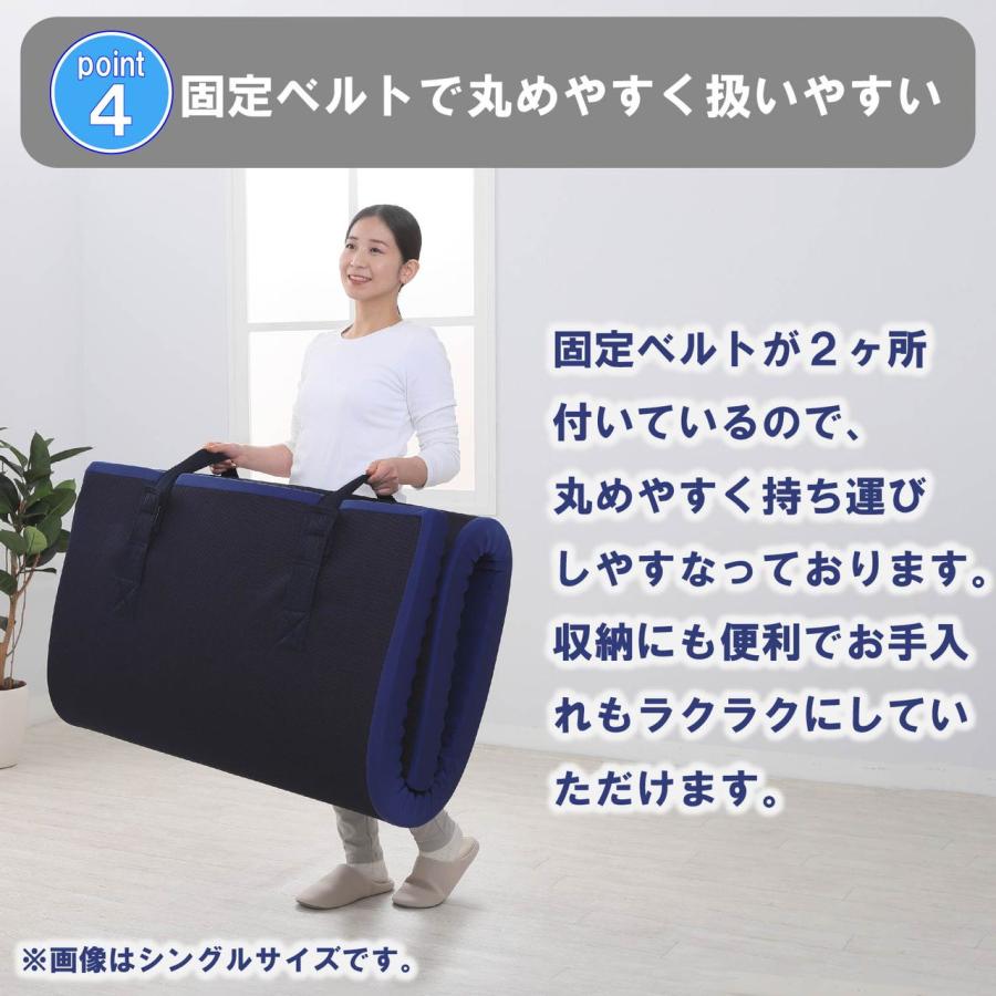 西川 高反発エニーマット ベーシック セミダブル(120×195×7cm