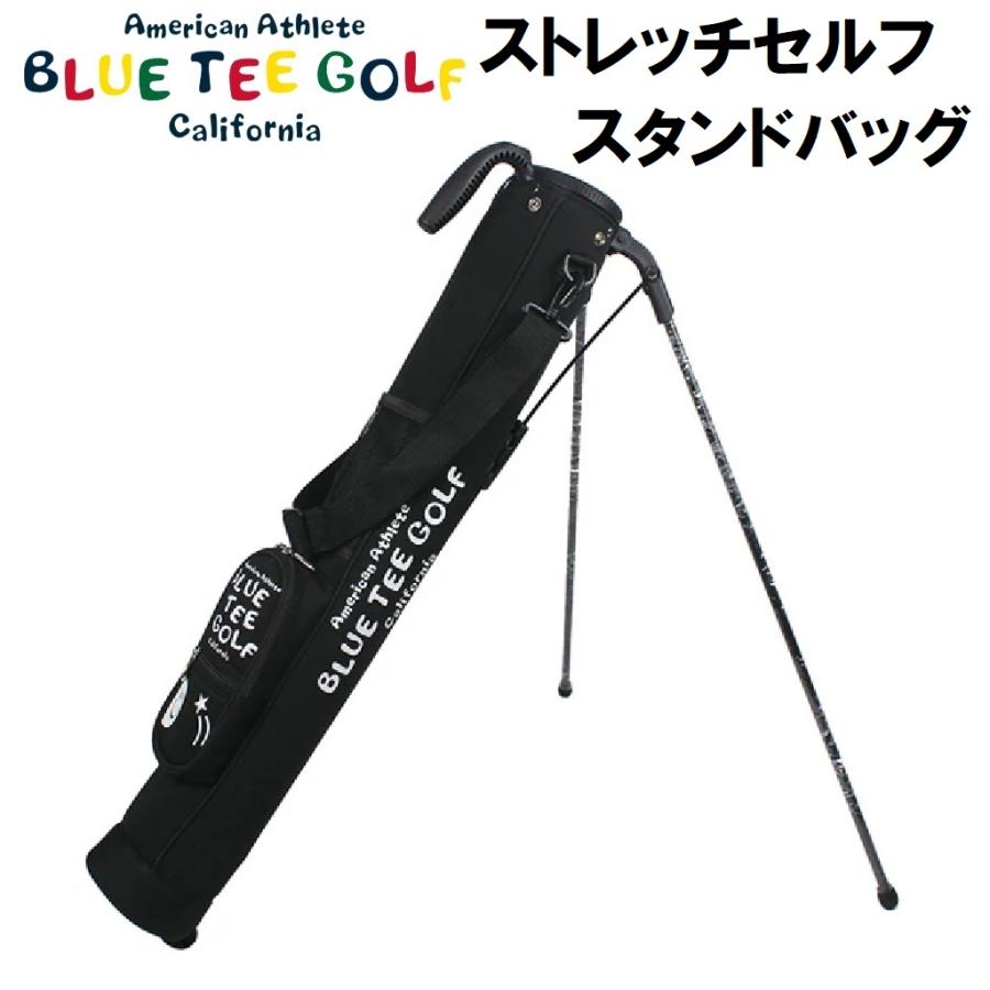 ブルーティーゴルフ ストレッチセルフスタンドバッグ クラブケース(ブラック・5〜6本収納) 返品種別A