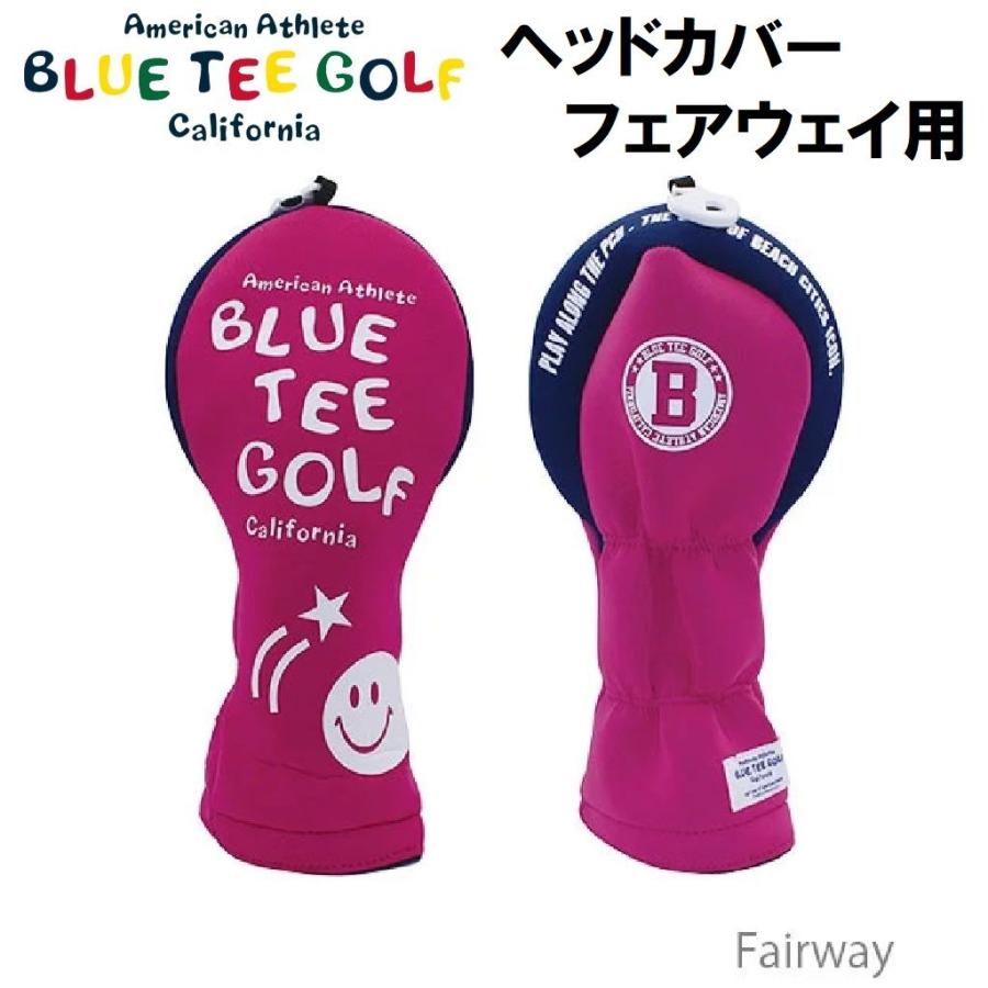 ブルーティーゴルフ ストレッチスマイルヘッドカバー フェアウェイ用 ピンク BTG-HC034FW-PK BLUE TEE GOLF
