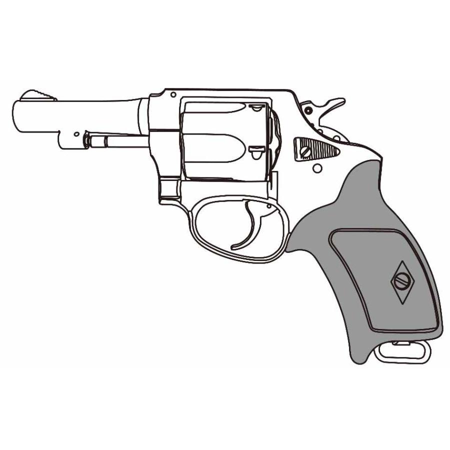 マルシン工業 ポリスリボルバー 77ミリ銃身(3インチ) シルバーABS