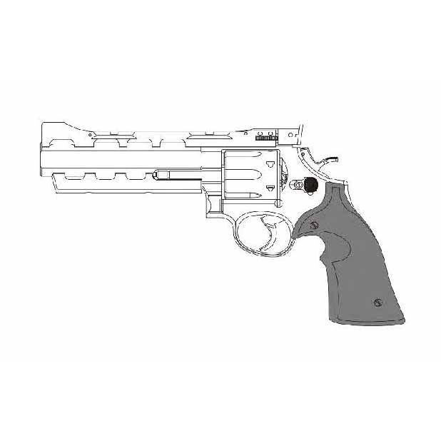 マルシン工業 マルシン 6mmBB Xカート式 S＆W Model 586/ 686 パワー