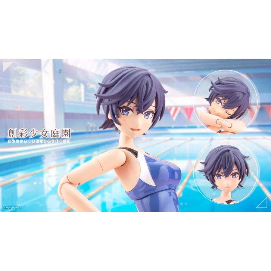 コトブキヤ 1/ 10 早乙女 瑠衣(桃桜高校・競泳水着)(創彩少女庭園)(JK037)プラモデル 返品種別B（Yahoo!・Joshin web）